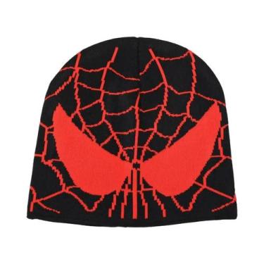 Imagem de Gorro De Algodão Bordado Do Homem-Aranha Da Marvel Para Mulheres E Hom