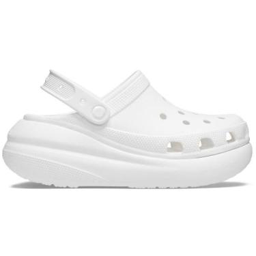 Imagem de Sandália crocs classic crush clog white, White, 39