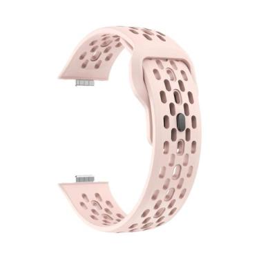 Imagem de Pulseira De Silicone Respirável Para Huawei Watch Fit 4 3 4 Pro, Pulse