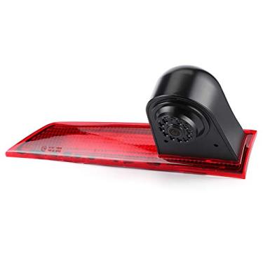 Imagem de KIMISS IR LED Luz de Freio Câmera de Visão Traseira Monit Reverso de Estacionamento para Ajuste para Trânsito Personalizado 2012-2015, ângulo Amplo de 170 °, Visão Noturna, à Prova d'água