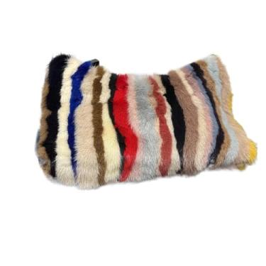 Imagem de EPANO Bolsa de ombro de pele de vison real, bolsas e bolsas femininas de luxo bolsas transversais de pele de alta qualidade para mulheres bolsa de mão, G, One Size