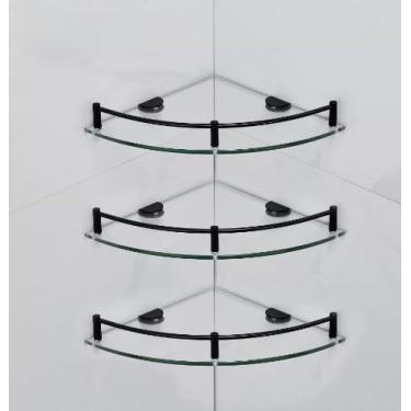 Imagem de Toyosport Prateleira de canto de vidro