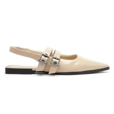 Imagem de Sapatilha Slingback Verniz Tira Dupla Lançamento AnaCapri-Feminino