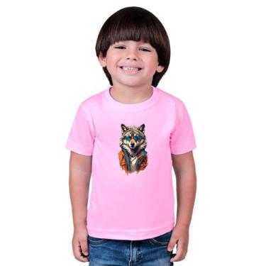 Imagem de Camiseta Masculina Infantil Animal Stylo Plan - marcelo, Rosa, 10