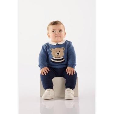 Imagem de Blusa de Tricot para Bebê Menino Up Baby-Masculino
