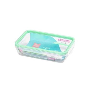 Imagem de Pote Hermético Plástico 820ml transparente sanremo Marmita