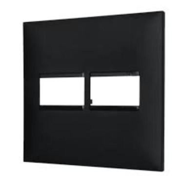 Imagem de Placa 4x4 2 postos Pial Plus+ Legrand preto acetinado 618511pt