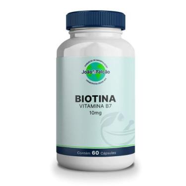Imagem de Vitamina B7 (Biotina) 10Mg - 60 Cápsulas - João Falcão