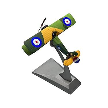 Imagem de ZEZEFUFU Liga da Força Aérea Francesa SPAD S.XIII Modelo de Caça de Hélice Biplano Escala 1/72 Simulação Modelo de Avião para Presente de Coleção