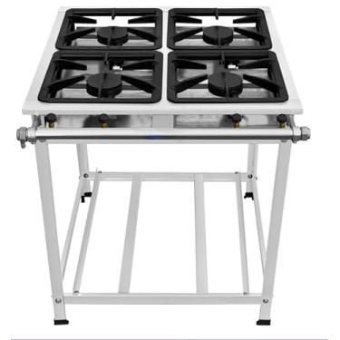 Imagem de Fogão Industrial 4 Bocas 40x40 Ap P8 em Aço Inox