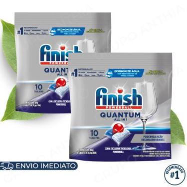 Imagem de Finish Detergente em Tablete para Lava Louças 10/26tabs Original Limpe