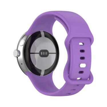 Imagem de Pulseira De Silicone Respirável Para Google Pixel Watch 4/3 45mm 41mm 