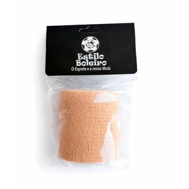 Imagem de Bandagem Fita Elástica Adesiva Esportiva 5x4,5 mts (Bege)