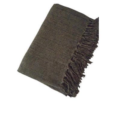 Imagem de Manta Para Sofá Em Algodão Marrom Gigante 2,40 X 1,80 - NEW SHOP TÊXTI