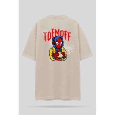 Imagem de Camiseta Oversized Homem-Aranha - Off White-Masculino