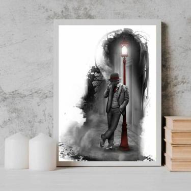 Imagem de Quadro Zé Pelintra Desenho 45X34Cm - Com Vidro