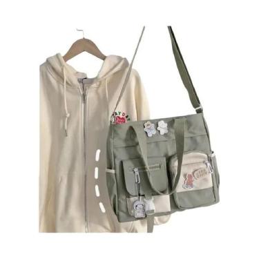 Imagem de Bolsa De Ombro Feminina Impermeável Em Lona De Nylon Oxford, Bolsa Tra