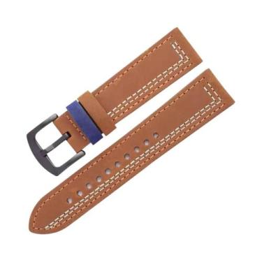 Imagem de Pulseira De Couro Com Liberação Rápida De 20mm 22mm Para Samsung Galax