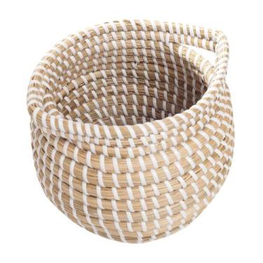 Imagem de Cachepot Decorativo Fibra Natural Seagrass 29X25Cm Rafimex
