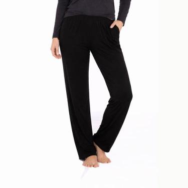 Imagem de Calça Avulsa Pijama Feminino Malwee 1000126870, Preto, M