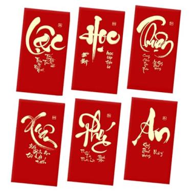 Imagem de Envelopes vermelhos vietnamitas 2026, decoração tradicional vietnamita, envelopes vermelhos para festival de primavera | para namorada, crianças, homens, crianças, meninos, meninas, adolescentes