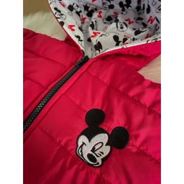 Imagem de Jaqueta Mickey Infantil Puffer Forro de Fibra Outono - Inverno Menino 