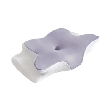 Imagem de Almofada Borboleta De Cor Sólida Em Espuma Viscoelástica De Recuperaçã