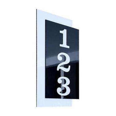 Imagem de Placa Número Residencial Casa Rua Prédio Personalizado ACM - DC Mult-M