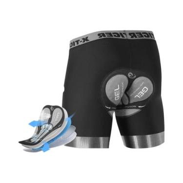 Imagem de Shorts De Ciclismo Masculinos Com Almofada 5D E Antiderrapante Para Es