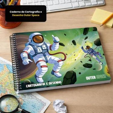 Imagem de Caderno de Cartografia e Desenho Outer Space - Sortido - Animativa