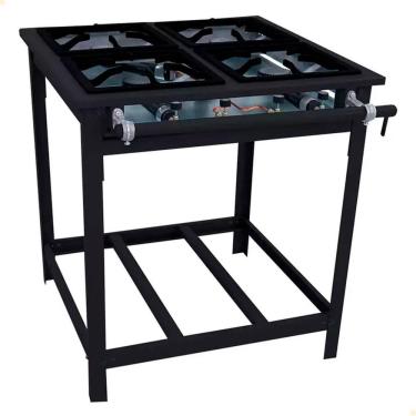 Imagem de Fogão Vulcano 4 Bocas Venâncio A Gás Alta Pressão Com Espera Para Forno VAP4