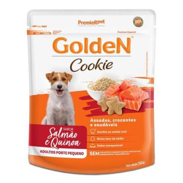 Imagem de Biscoito PremierPet Golden Cookie Cão Adulto Pequeno Salmão 350g