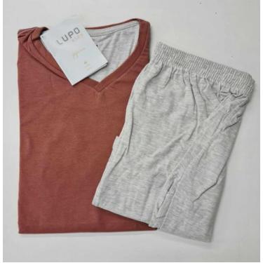 Imagem de Pijama Curto com Shorts Juvenil Verão Algodão Lupo 20000, 14, Bronze