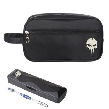 Imagem de Nécessaire Premium Executiva Nylon Estampa Com Porta Escova - Mormino,