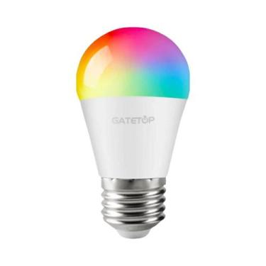 Imagem de Lâmpada LED RGBW Spotlight E27 E14 B22 GU10 Com Controle Remoto Infrav