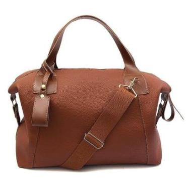 Imagem de Bolsa Feminina Casual Passeio Versátil Elegante Couro Ecológico Premium-Feminino