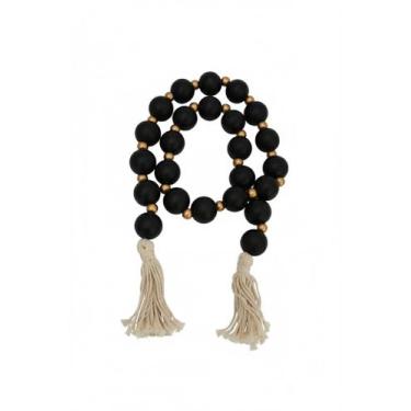 Imagem de Colar Decorativo de Madeira 110cm Para Parede Sala Quarto Decoração Bo