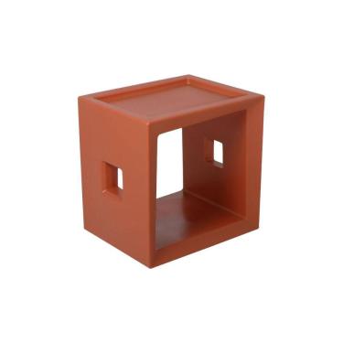 Imagem de Estante Cubo Tramontina Laranja Caqui em Polietileno