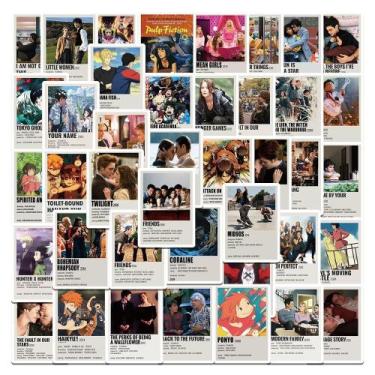 Imagem de Conjunto de adesivos, dramas, filmes, pôsteres, 51 unidades à prova d'