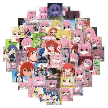 Imagem de Adesivos de vinil impermeável Bocchis Rocks Anime 63 unidades - yiweis