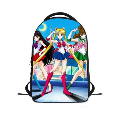 Imagem de Mochila escolar infantil Sailor Moon com impressão 3D Oxford - yiweisa