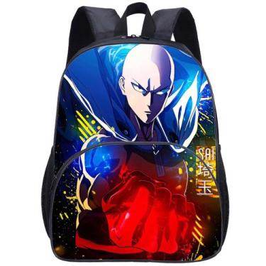 Imagem de Mochila escolar One Punch Man Anime para crianças - yiweisai