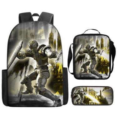 Imagem de Conjunto de mochilas Finals Fantasy Anime para crianças com lancheira 