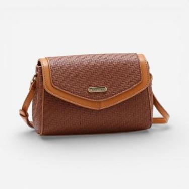 Imagem de Bolsa Feminina Chenson Transversal Atemporal Marrom-Feminino
