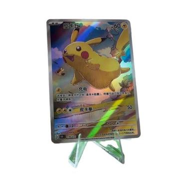 Imagem de Cartas De Pokémon DIY Chinesas GEM Vol1&2 Eevee Captain Pikachu Scarle