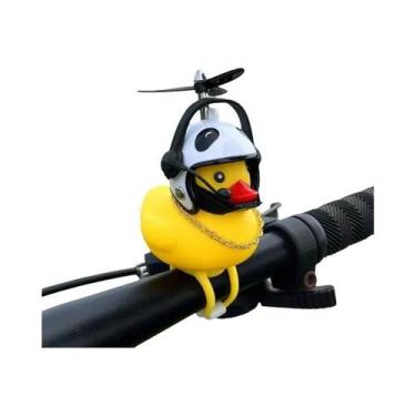 Imagem de Sino De Bicicleta Em Forma De Pato De Borracha Com Hélice, Decoração P