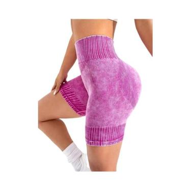 Imagem de Shorts De Yoga Respiráveis De Cintura Alta Para Mulheres, Leggings Par