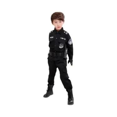 Imagem de Fantasia De Policial Infantil Para Halloween, Uniforme De Polícia Para