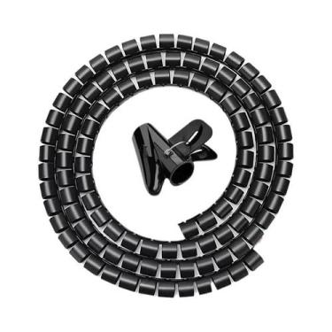 Imagem de Organizador De Cabos Flexível Em Espiral De 2m, Protetor De Fios Para 