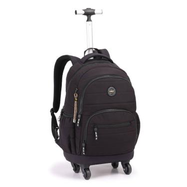 Imagem de Mochila Rodas 360º Juvenil Meninos Escolar Viagem Passeio